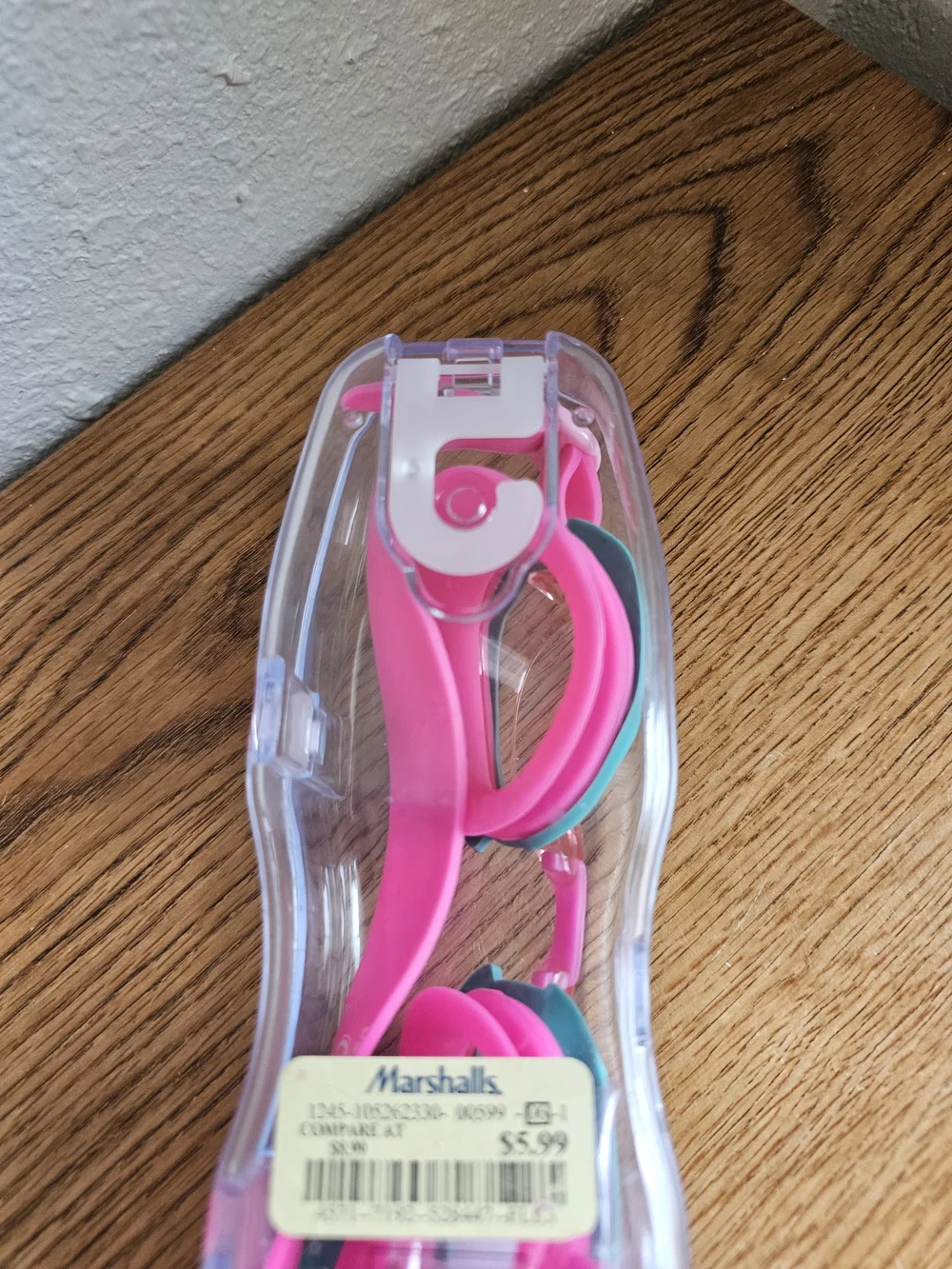 4/$10 Cocomelon Swim Goggles Kids Ages 3+ Pink Rainbow New